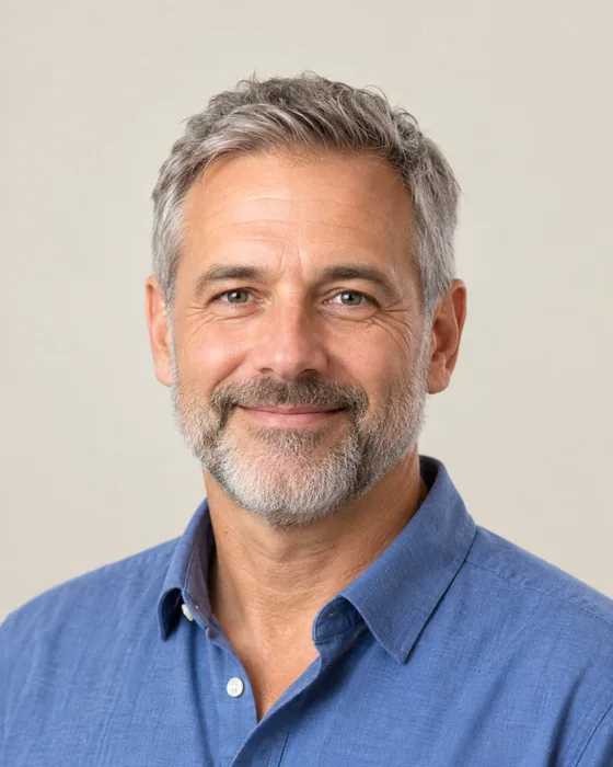 Graham Ostrander, physiotherapist. A generated portrait made for this example site.